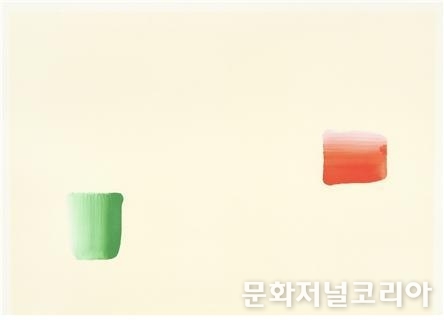 이우환. Untitled, 석판화