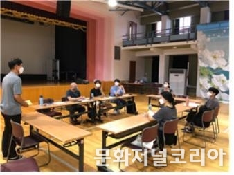 거리극 ‘마흔 번째 밤, 스물두 번째 편지’ 거리극 연습장면