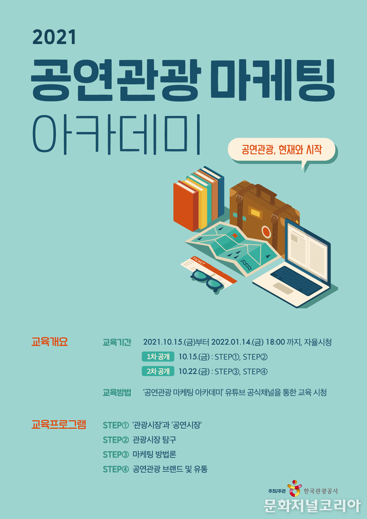 2021 공연관광 마케팅 아카데미 포스터 (사진 = 한국관광공사)
