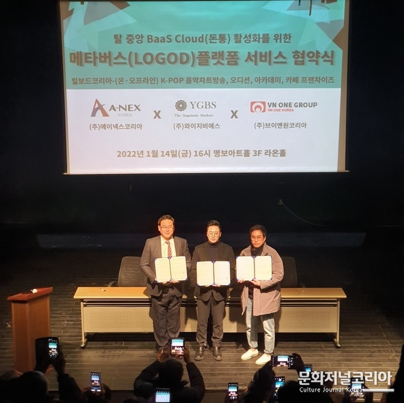 메타버스 (LOGOD) 플랫폼서비스 협약식