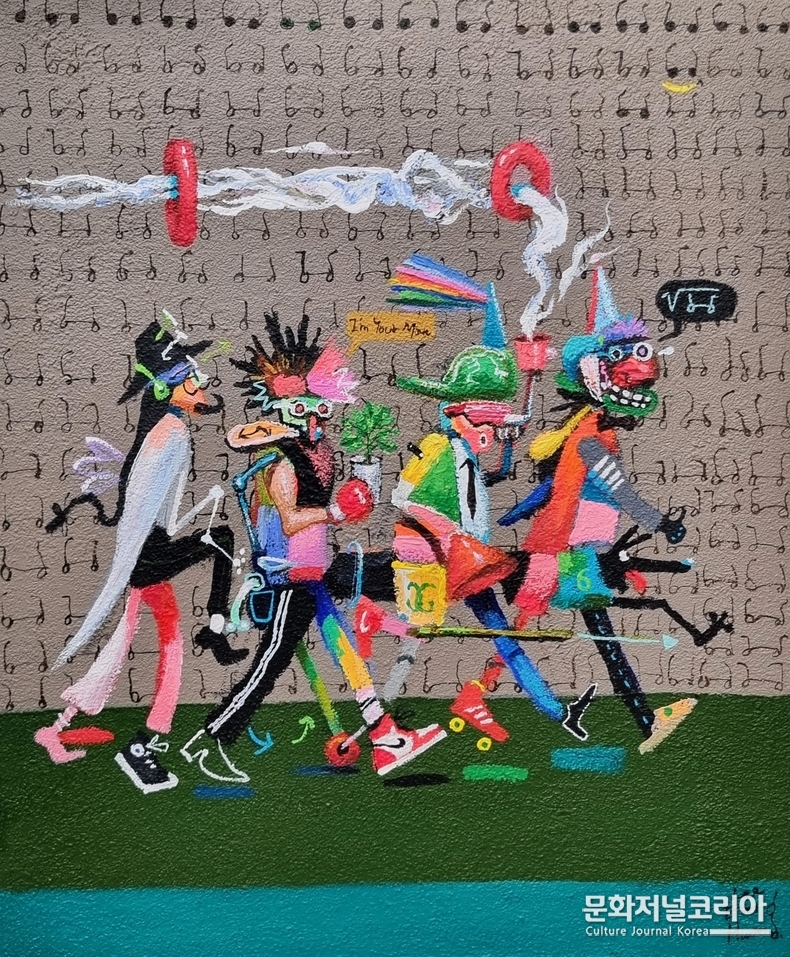 이은황___Dont_stop_along_the_way_53x45_(Mixed_media_on_Canvas)_2022