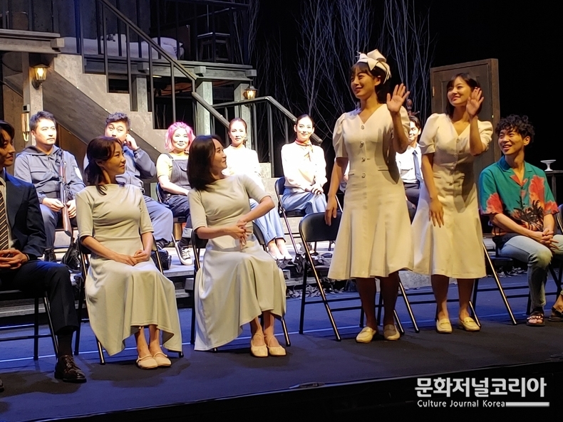 배우 반소영 연극 ‘가면산장 살인사건’ 프레스콜 행사장 