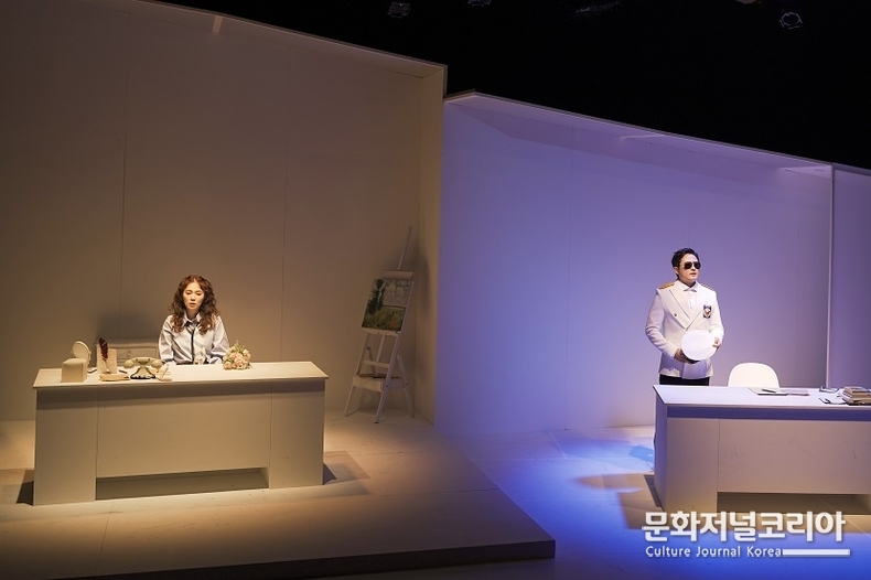 연극 '러브레터' 배우 하희라, 임호