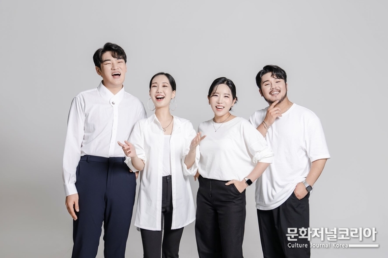  ▲ <국립창극단 작창가 프로젝트>에 참여하는 4명의 신진 작창가 (왼쪽부터) 서의철, 박정수, 장서윤, 유태평양 (자료제공 = 국립극장)