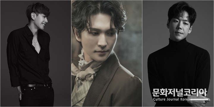 박효신, 박은태, 카이. (사진=글러브엔터테인먼트/NCC/EMK엔터테인먼트 제공)
