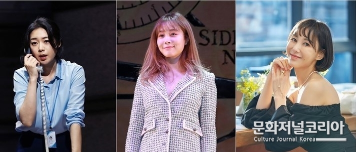  조정은, 옥주현, 윤공주. (사진=PL엔터테인먼트/뉴시스DB/신시컴퍼니 제공)