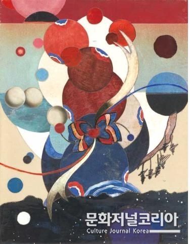 R&B Effect, mixed media on canvas, 14x18cm, 116.8x91cm, 2022<br>
