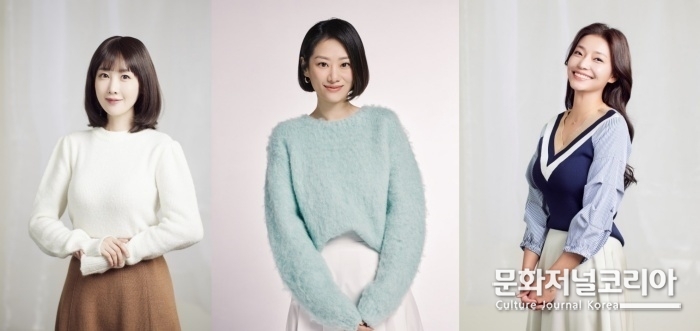 가수 별과 현쥬니, 뮤지컬 배우 신서옥. (사진=수키컴퍼니·에일리언컴퍼니 제공)