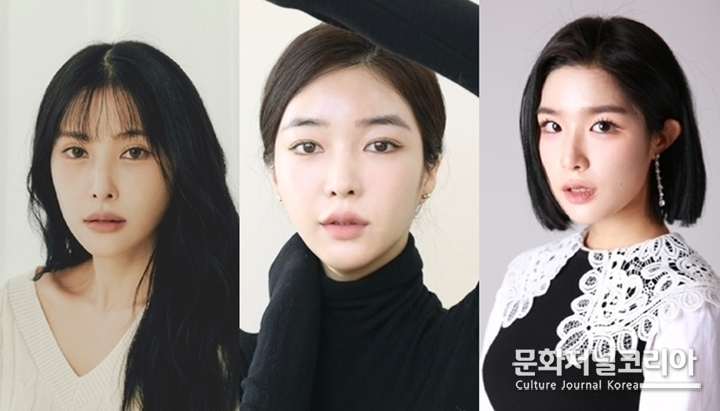 박규리, 이재이, 표바하. (사진=RBW, 빅보스엔터테인먼트, 개인 제공)