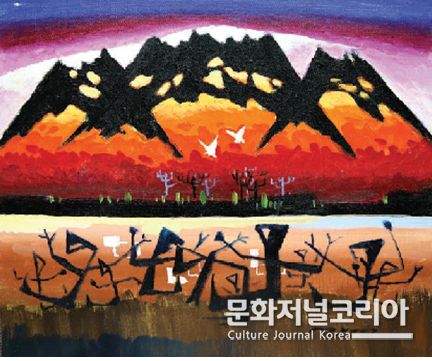 하반영, 하느님 은혜, 54x46cm. 2013