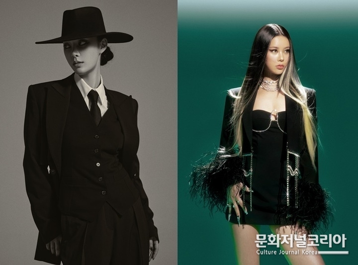 싱어송라이터 쎄이(SAAY)와 가수 문수진. 23.04.24. (사진=유니버설뮤직코리아 제공)