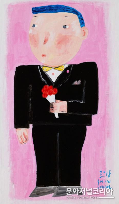 신 철 나 캔버스에 유화 2018 40.9 x 24.2cm