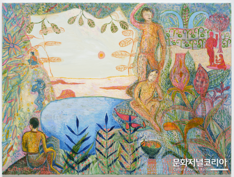 ▲ Fellow Humans 2022 Oil on linen 75 x 100 cm (사진 제공_초이앤초이 갤러리)