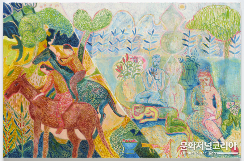 ▲ Towards Nightn2022 Oil on linen 75 x 115 cm (사진 제공_초이앤초이 갤러리)