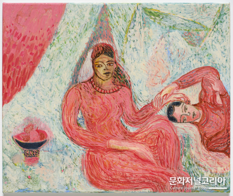 ▲ The Power of Love2023Oil on linen50 x 60 cm (사진 제공_초이앤초이 갤러리)
