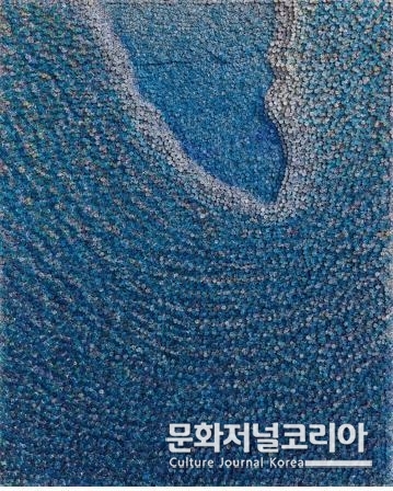 내가 찾은 꽃길 ll 91x117cm,한지 및 혼합재료