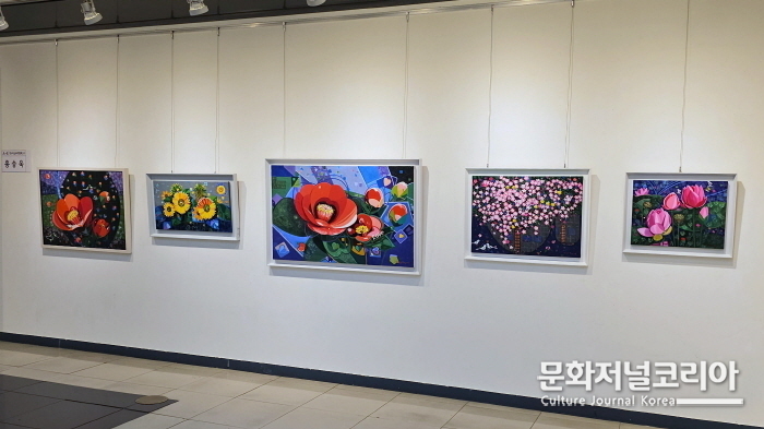 한국미술국졔교류협회 서양화가 홍승욱 페스타 개인전 (사진=정대감 기자)
