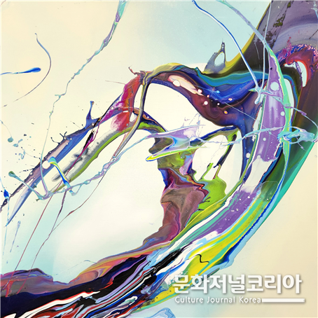 이대희, Sacred Melody #1 73×73cm Acrylic on Canvas
