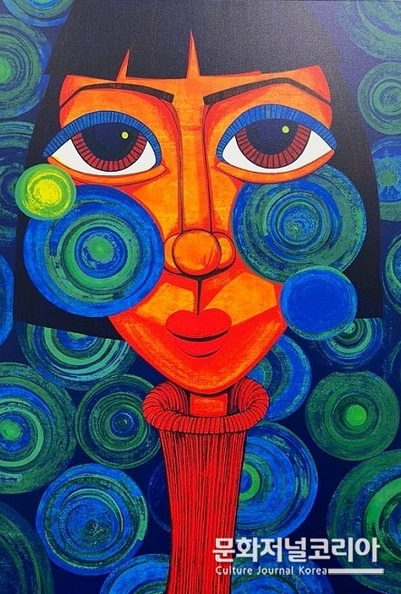 혼돈의 자화상, Mixed Media, 50 × 72cm, 2021