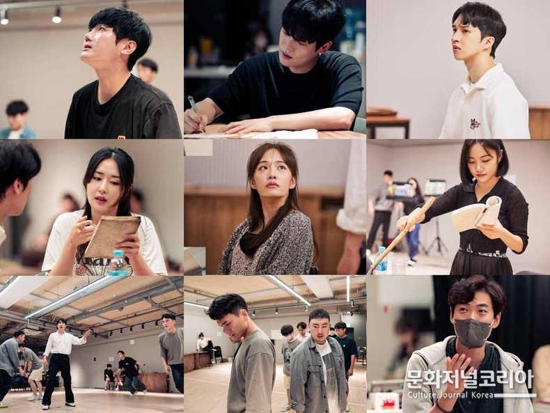 0830_뮤지컬_22년2개월_연습실(왼쪽부터순서대로_유승현양지원이재환_최수진강혜인홍나현_등)