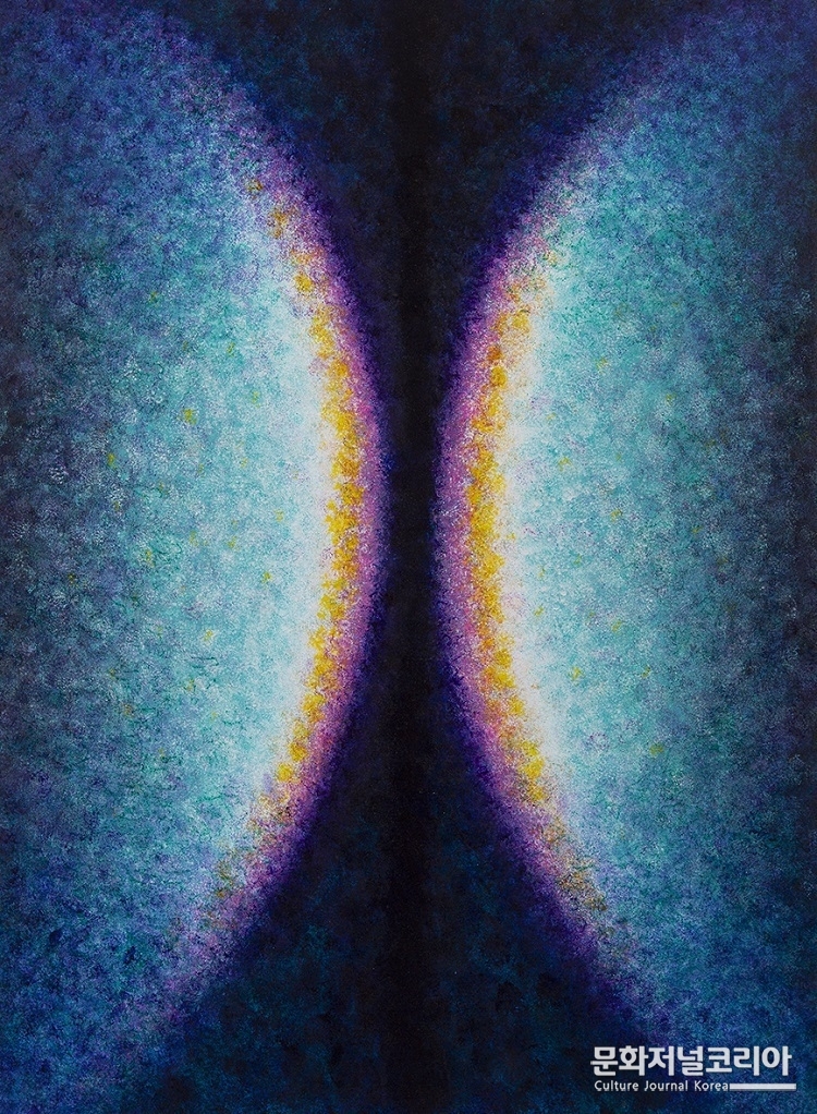 속삭이는 빛(Whispering light 23013 Acylic on canvas 2022 / 정희경