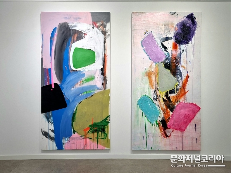 Underground landscape, mixed media on canvas, 193.9x97cm, 2023