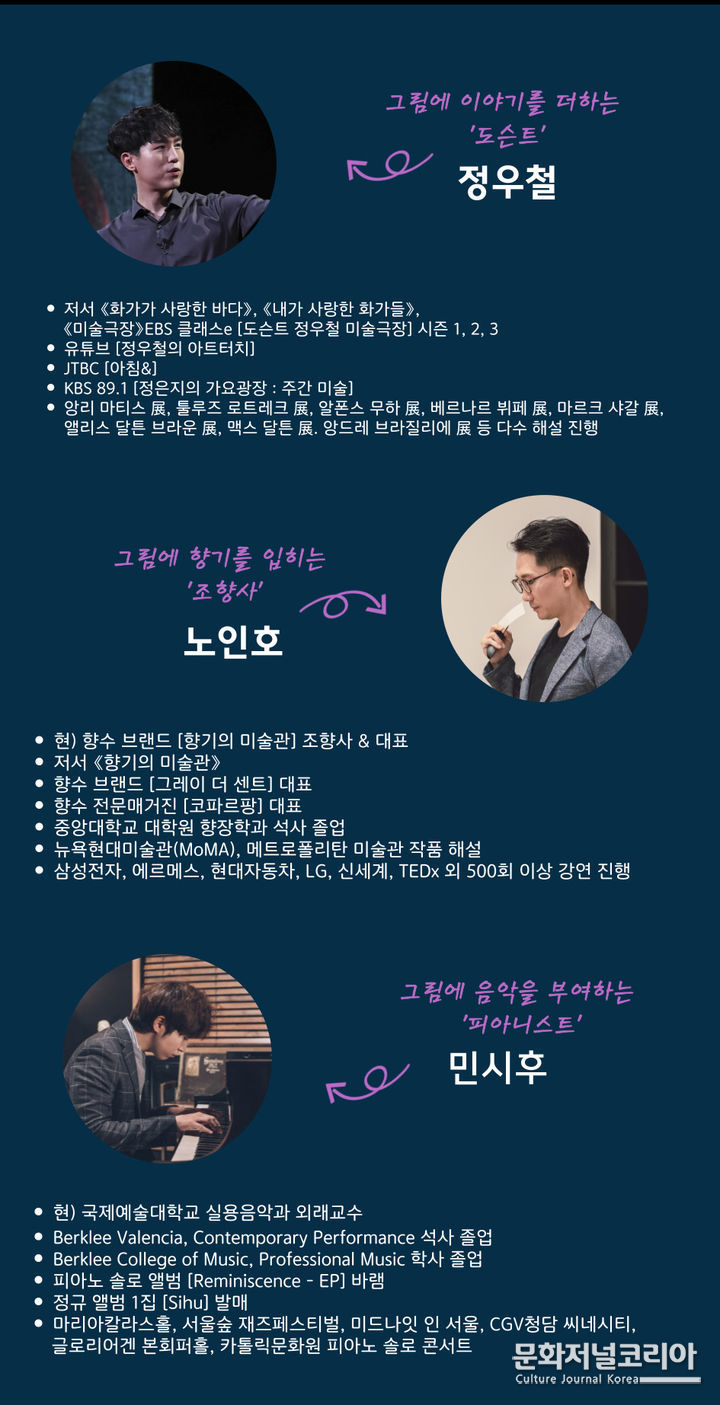 세종문화회관 '미술관 옆 공연장' 출연진. (사진=세종문화회관 제공) 