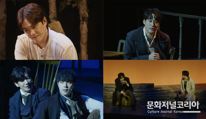 뮤지컬 '랭보' 온라인 중계 화면. (사진=라이브㈜, ㈜더블케이엔터테인먼트 제공)