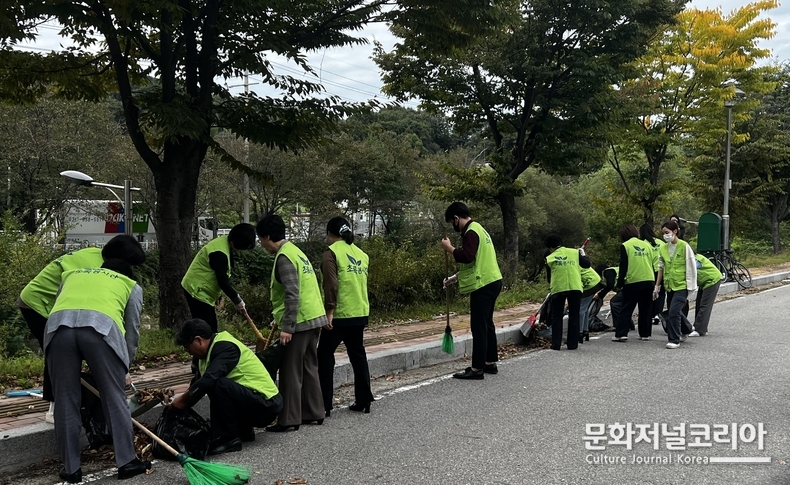 초록봉사단 지역 쓰레기줍기 환경개선 봉사활동