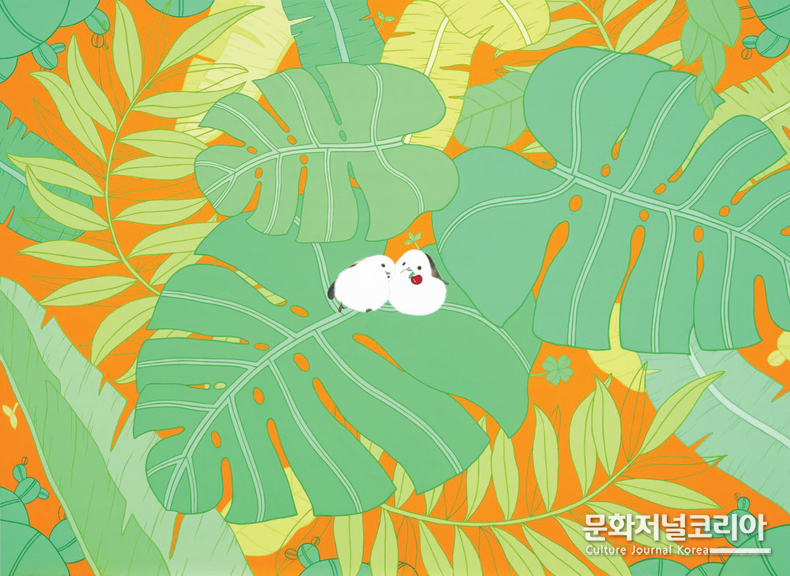 ▲한아름, Hide and seek97, 53.0x72.7cm, watercolor gouache on paper, 2023