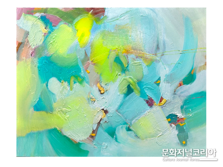 은숙, <한여름 밤의 꿈 1>, 2023, Oil on canvas, 72.7x90.9cm