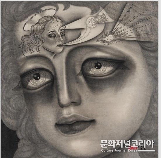 Korean ink on Korean paper ,120x120cm ,