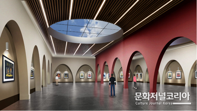 시크릿타운(주) 갤러리ST 메타버스 전시장 컨셉룸(사진 제공=갤러리ST)