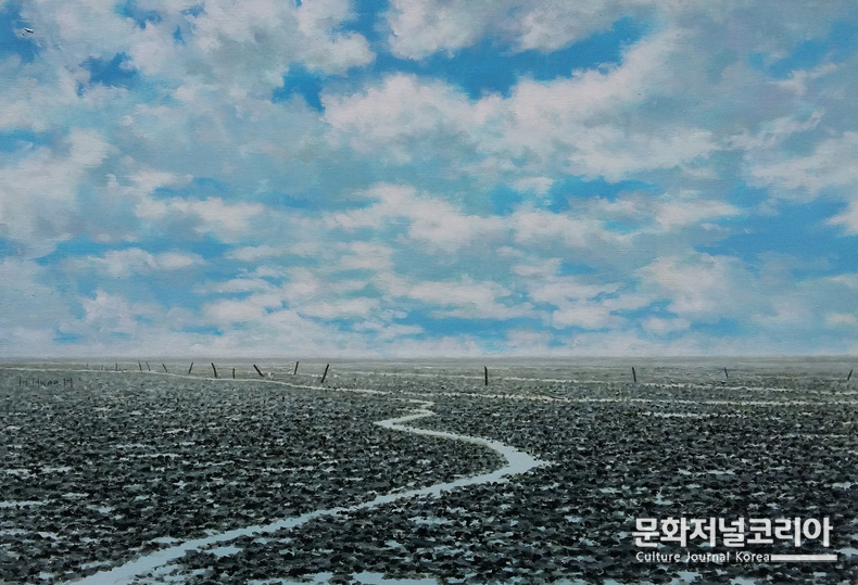 문인환, 바다에서 길을 보다- 2020 80.3x116.8cm Acrylic on Canvas