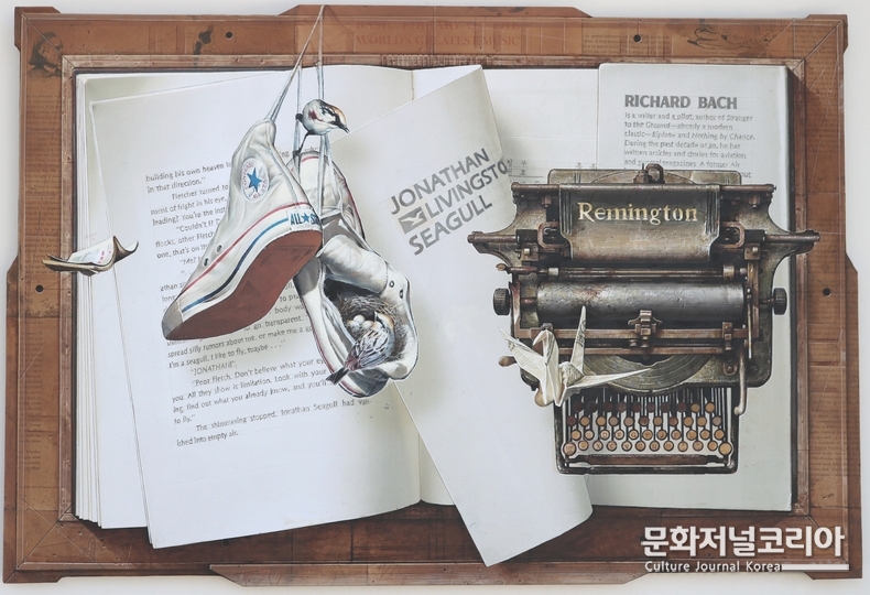 설경철 , From the book 1703, 80.8x55cm, Acrylic on Linen, 2017