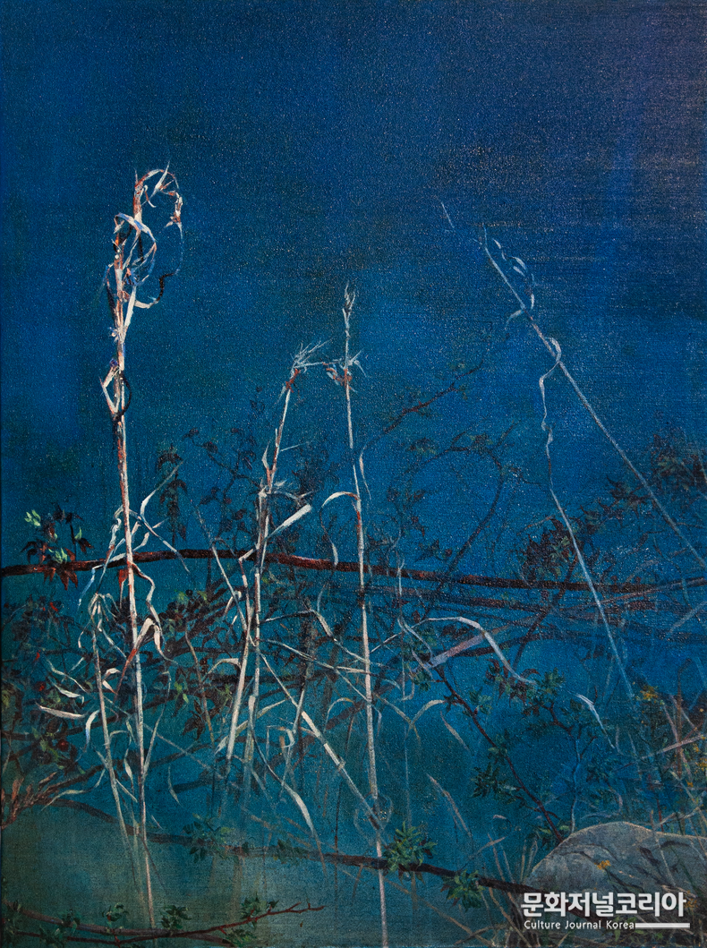 이강화, 리듬-왕지 바다의 추억_97x130cm_Mixed media_2023_