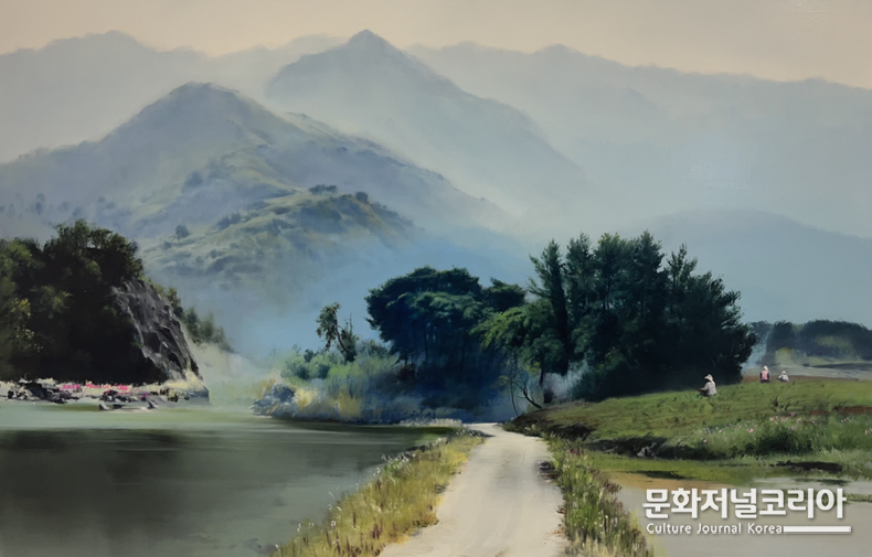이영희, 고향산천-7, 91x60cm, Oil on canvas, 2023