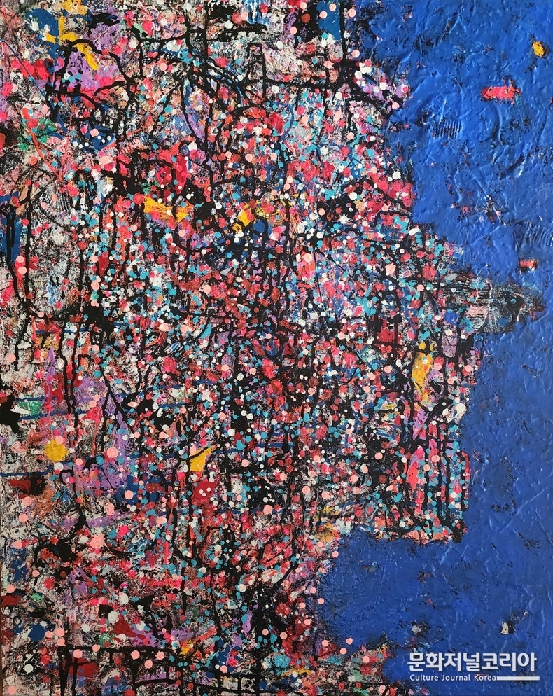 F.F#66 / 72.7 × 91.0cm / Mixed media on canvas_ 사진 (아트플러스 제공)