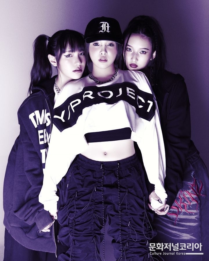 '영파씨' 하입비스트(HYPEBEAST) 화보. (왼쪽부터) 도은, 정선혜, 위연정. (사진=하입비스트 제공)