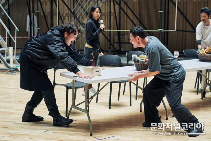 연극 '맥베스' 연습실. (사진=샘컴퍼니 제공)