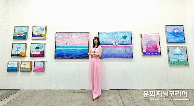 리원작가 'K-아트페어 대전' 에서도 주목받다.