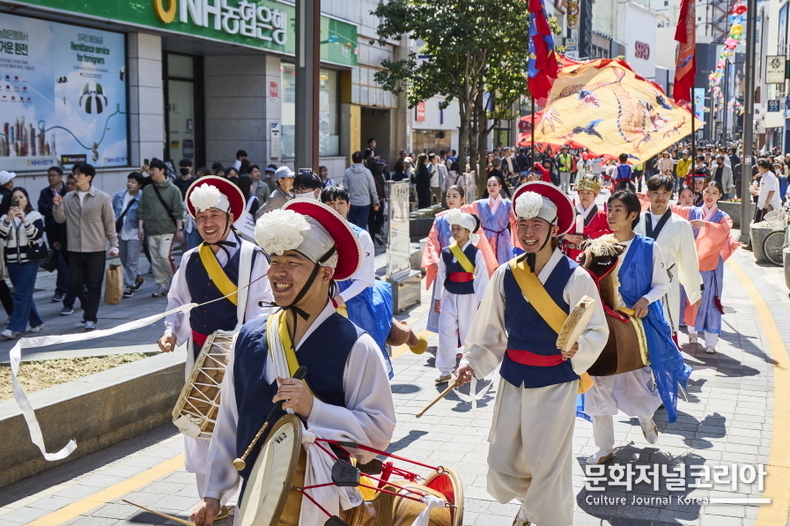 조선통신사 약식 행렬 사진