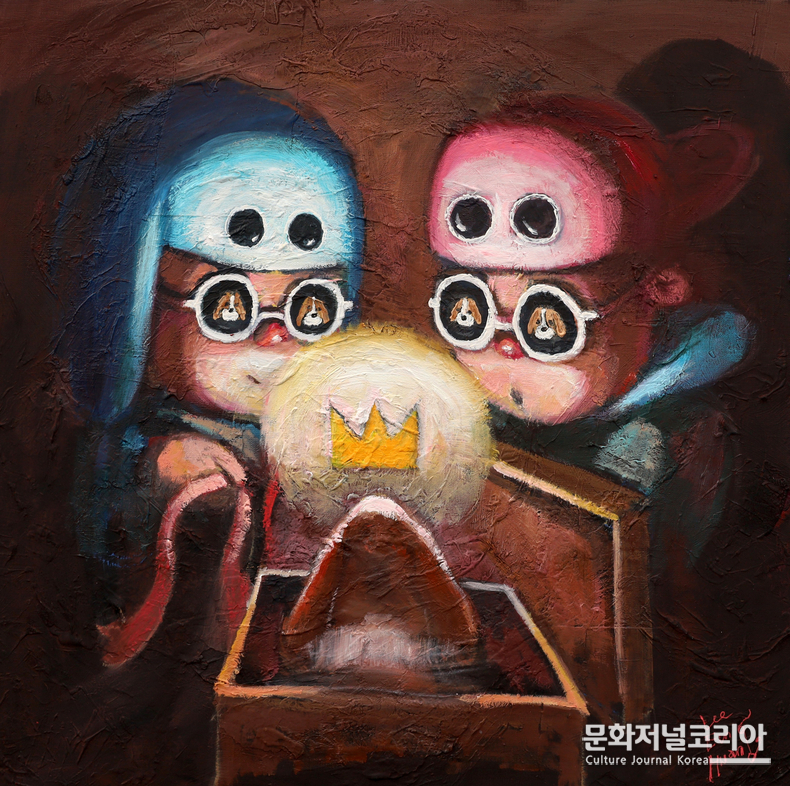 이은황_너를 처음 만난 날_60x60cm_Oil on canvas_2025_450만원