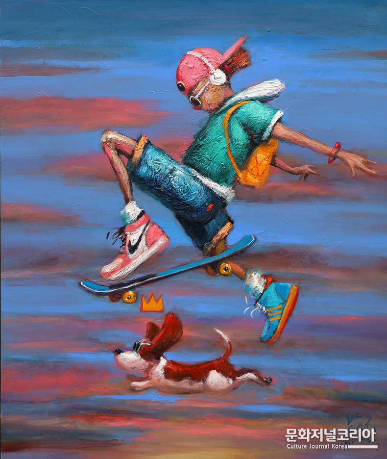 이은황_수고했어 오늘도-너와 함께_72.7x60.6cm_Oil on canvas_2025_440만원