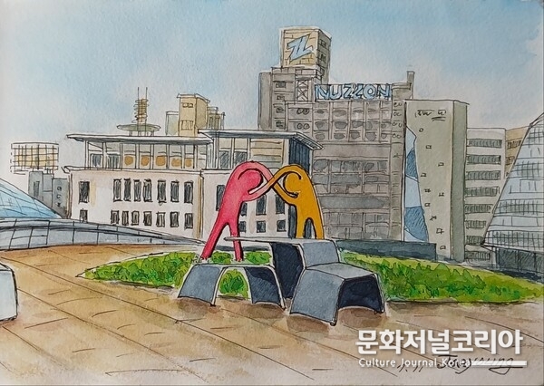 이재영, 동대문역사공원의 잔디광장