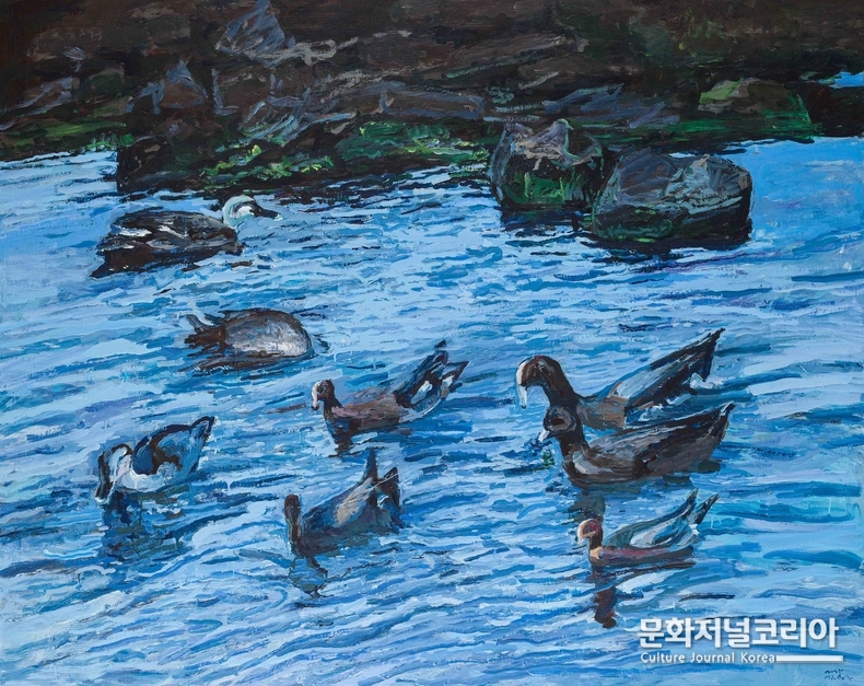 김용주作 예감 캔버스에 아크릴_130.3x193.9cm_2025