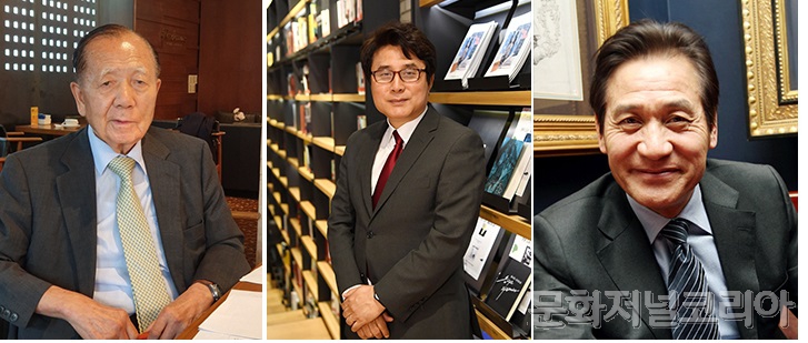▲ 김동호 조직위원장/ 김홍준 예술감독/ 안성기 자문위원장