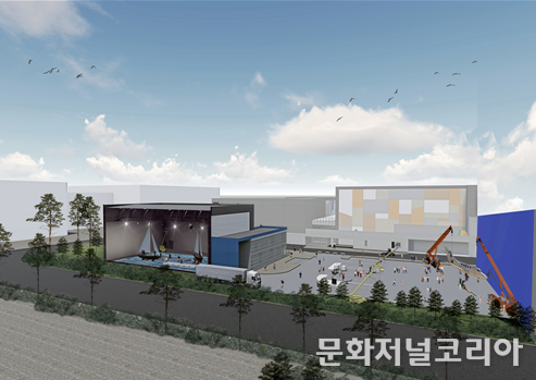 수상해양복합촬영장 조감도