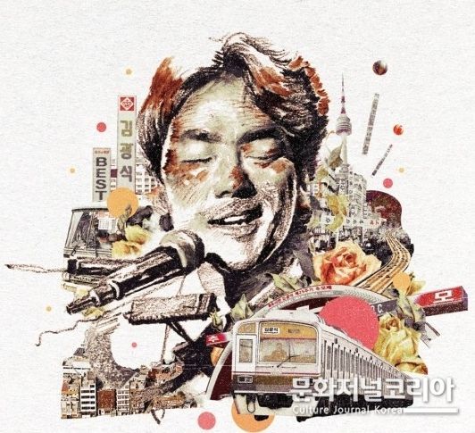 故 김광석의 25주기 기념 베스트 앨범 LP 커버 (사진제공:스타위브엔터테인먼트)